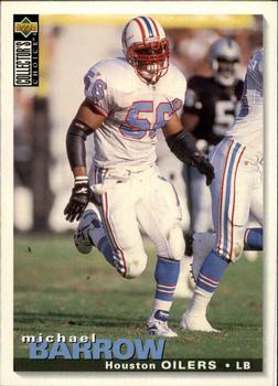 Micheal Barrow Houston Oilers 1995 Upper Deck Collector's Choice #86